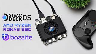 Este pequeno SBC com processador X86 RYZEN roda o Steam Deck OS como um profissional!