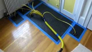 preview picture of video 'How to repair and Dry Wet Hardwood Floor Water Damage, Sudbury Weston Massachusetts'