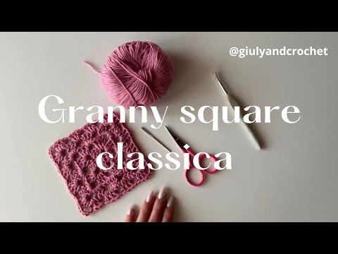 CLASSIC GRANNY SQUARE: A super-simple crochet tutorial | crochet tile