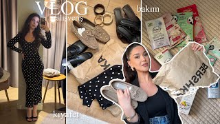 DEV ALIŞVERİŞ VLOG I kıyafet ve kozmetik bakım alışverişim 