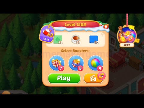 Matchington Mansion Level1569, Level 1570(Hard Level) & Level 1571 - iOS/Android