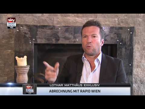 Lothar Matthäus rechnet mit SK Rapid Wien ab
