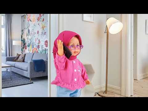 Barbie Doll Lets Instagram Control her Morning Routine   Doll Dress up in Dreamhouse 1