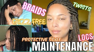 UPDATE❗️How To Make Box Braids LAST FOR MONTHS - Protective Style Care | MelissaQ