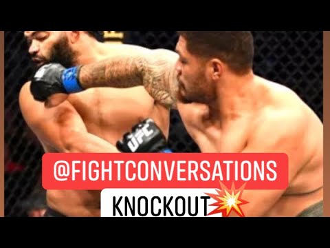 Justin Tafa Knocks Out Juan Adams in the 1st Round at UFC 247 in Houston Texas