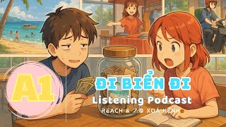 🎧 Luyện Nghe Tiếng Anh Level A1- ĐI BIỂN -  | Listening English Podcast |🎯