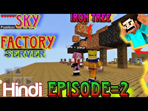 SILENT BOY YT - Minecraft old Sky Factory server (Episode #2) IRON Tree Gameplay  Explained  Has Just Gone Viral