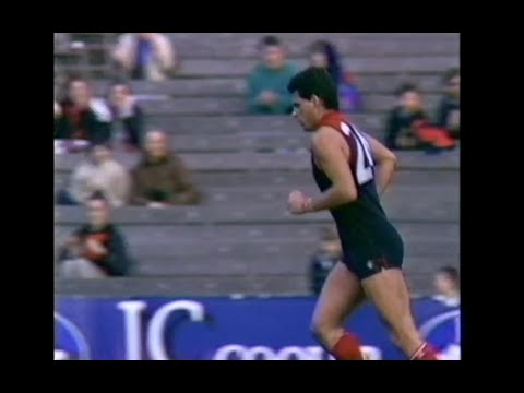 Bret Bailey - Melbourne - 2 goals v Geelong - 1987 Round 16 - VFL Park - VFL