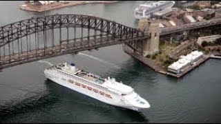 On board cruise ship Pacific Eden departing from Sydney for Melbourne - Clip- 2