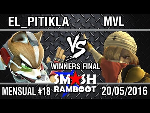 [SmashxRamboot #18] El_Pitikla (Fox) Vs. MVL (Sheik) Winners Final
