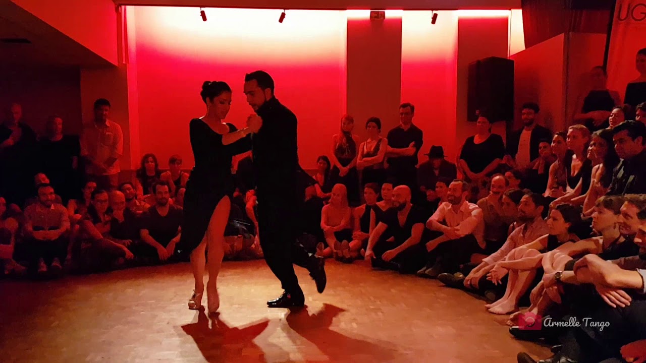 Jonathan Saavedra & Clarisa Aragón ❤ Cabeza de Novia (Juan D'Arienzo) @ Paris - Milonga El Garrón