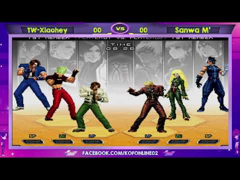 TW-Xiaohey Vs Sanwa M' FT07 KOF 2002 UM - 23/03/2021 Uma luta muito forte entre os Top