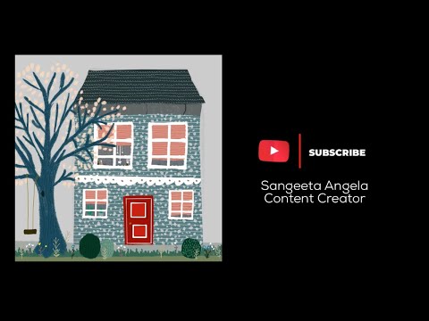 Sang Art Studio 101: The Little Cottage (Inspired by Tina Schulte art) Art Timelapse