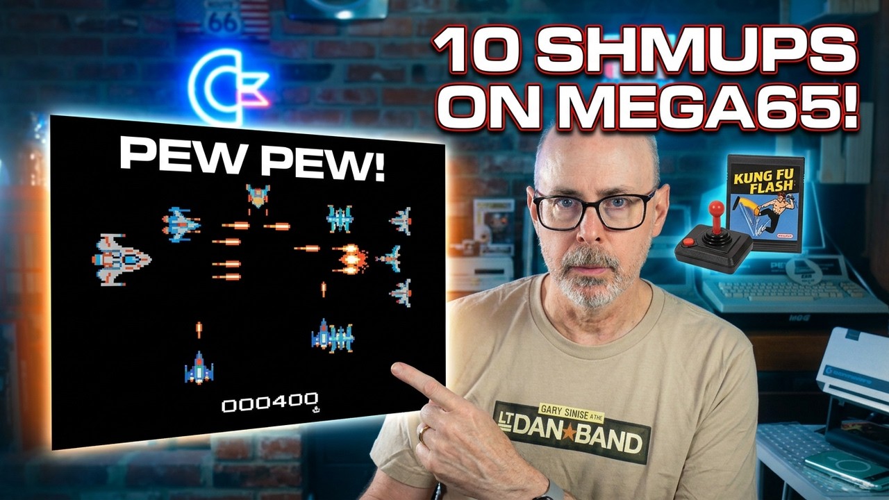 🕹️️ I Play 10 Shoot 'Em Ups on the MEGA65! Are These Great Pew Pews?