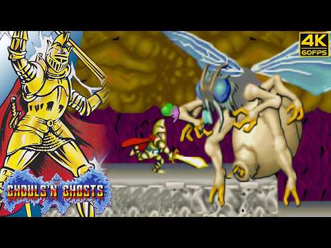 Ghouls 'n Ghosts (Arcade / 1988) 4K 60FPS