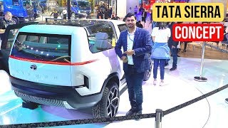 Tata Sierra SUV Concept - Detailed Walkaround Video