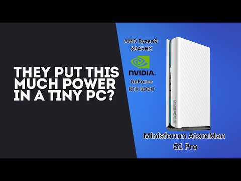 They Put THIS Much Power in a Tiny PC? Minisforum G1 Pro