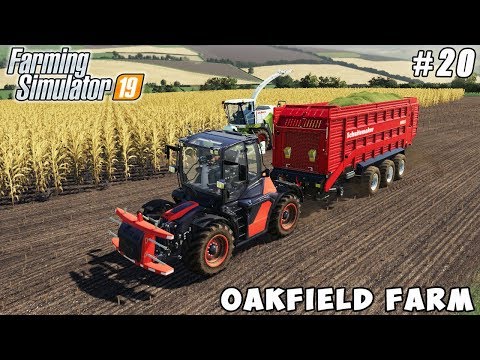 Harvesting corn silage with Syn Trac | Oakfield Farm | Farming simulator 19 | Timelapse #20