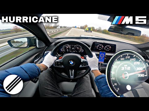 1000HP BMW M5 HURRICANE *PROTOTYPE* TEST DRIVE ON GERMAN AUTOBAHN🏎