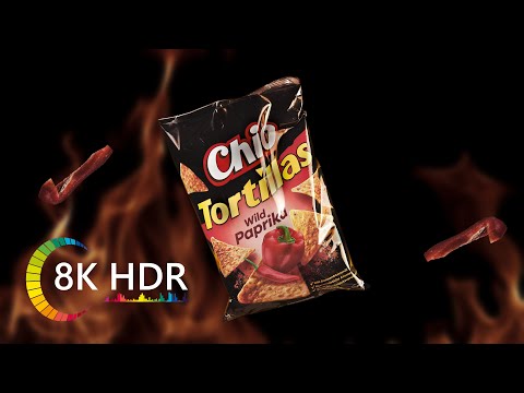 TORTILLA CHIPS  8K HDR 50 FPS