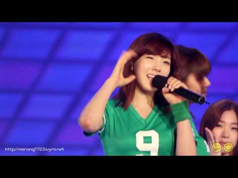 [100629]Taeyeon Shot Fancam - Oh! @ National Festival