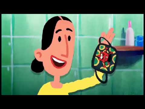 unicef 🌐 cartoon:... How COVID 19 spreads. 😷 🤔