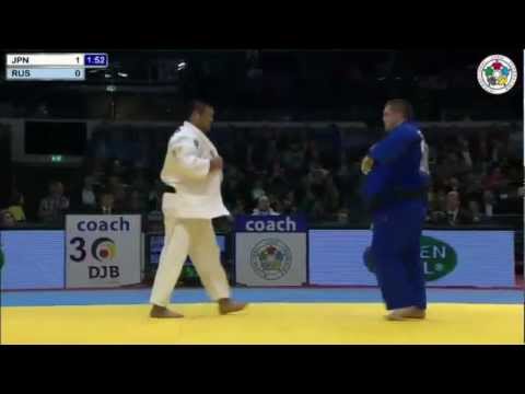 Judo Grand-Prix Düsseldorf 2013: MOMOSE (JPN) - NAZHMUDINOV (RUS) Semi Final [+100kg]