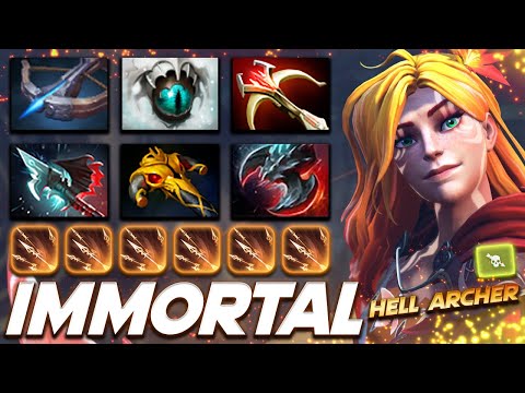 Windranger Immortal Hell Archer - Dota 2 Pro Gameplay [Watch & Learn]