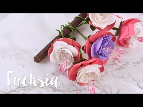 How to Make a Fuchsia Flower - Sizzix