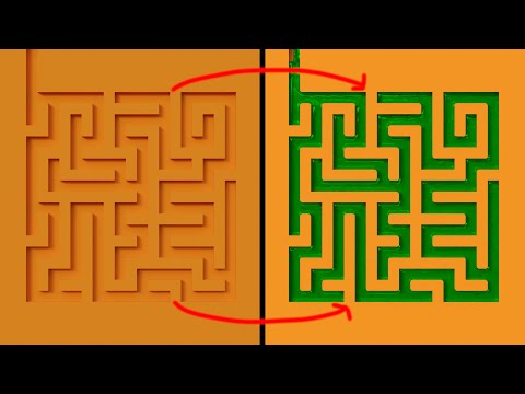 💦 Liquid Solves Maze | ASMR Fluid Simulation to Sleep/Chill/Work to (4K)