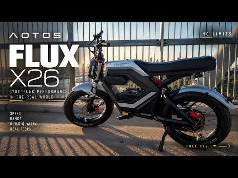 35MPH I Reached AOTOS FLUX X26 Electric Bike