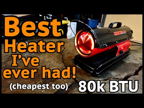 New Dyna-Glo Delux 80,000 BTU Portable Forced Air Multi-fuel Heater (Kerosene, Diesel, Heating oil)