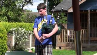 cammy playing bagpipes