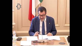 IL MINISTRO SALVINI IN AUDIZIONE SU RIFORME EDILIZIE E POLITICHE PER LA CASA