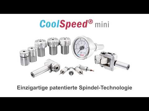 CoolSpeed® mini: Kostengünstige Ultra-High-Speed-Werkzeugspindeln bis 75.000 1/min