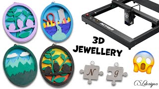 Making cool 3D scenes with the Acmer P2 Laser Engraver and Cutter machine | Laser Engraver Review