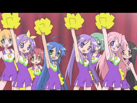 Lucky star ending dance HD