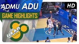 ADMU vs AdU  Game Highlights  UAAP 80 Mens Basketb