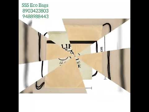 String tupe shoulder type cotton bag manufacturer, capacity:...