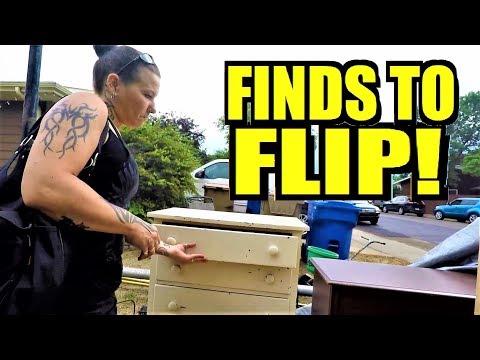 Ep249: SOME MORE GREAT FURNITURE TO QUICK-FLIP! - The ORIGINAL GoPro Yard Sale Vlog!