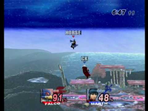 Brawl+ Thunderhorse (Falco) vs CK (Marth) 1