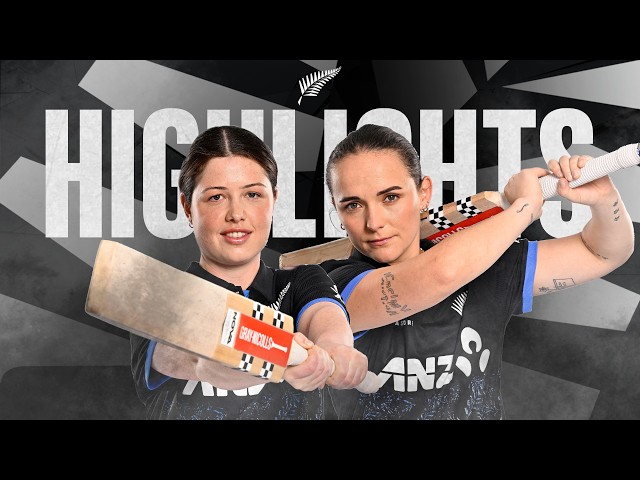 Plimmer & Kerr Shines! | Highlights And Interviews | WHITE FERNS v South Africa | 1st T20