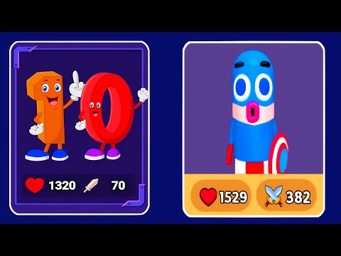 Alphabet Number Run + Merge Monster 3D - Merge Simulator Battles DL