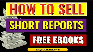 How to Sell Short Reports | Sell Short Pdf Reports | Profit From Short Pdf Reports