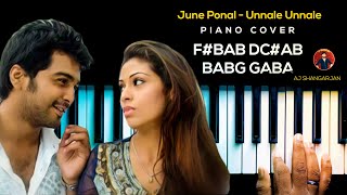 Download lagu June Ponal - Unnale Unnale Song Piano Cover with NOTES | AJ Shangarjan | AJS mp3 Download lagu June Ponal - Unnale Unnale Song Piano Cover with NOTES | AJ Shangarjan | AJS mp3