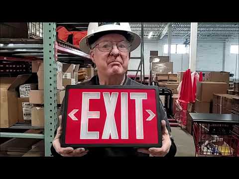 3 Types of Exit Signs