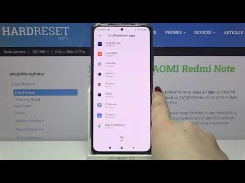 How to Activate Unknown Sources in XIAOMI Redmi Note 10 Pro – Allow App Installation