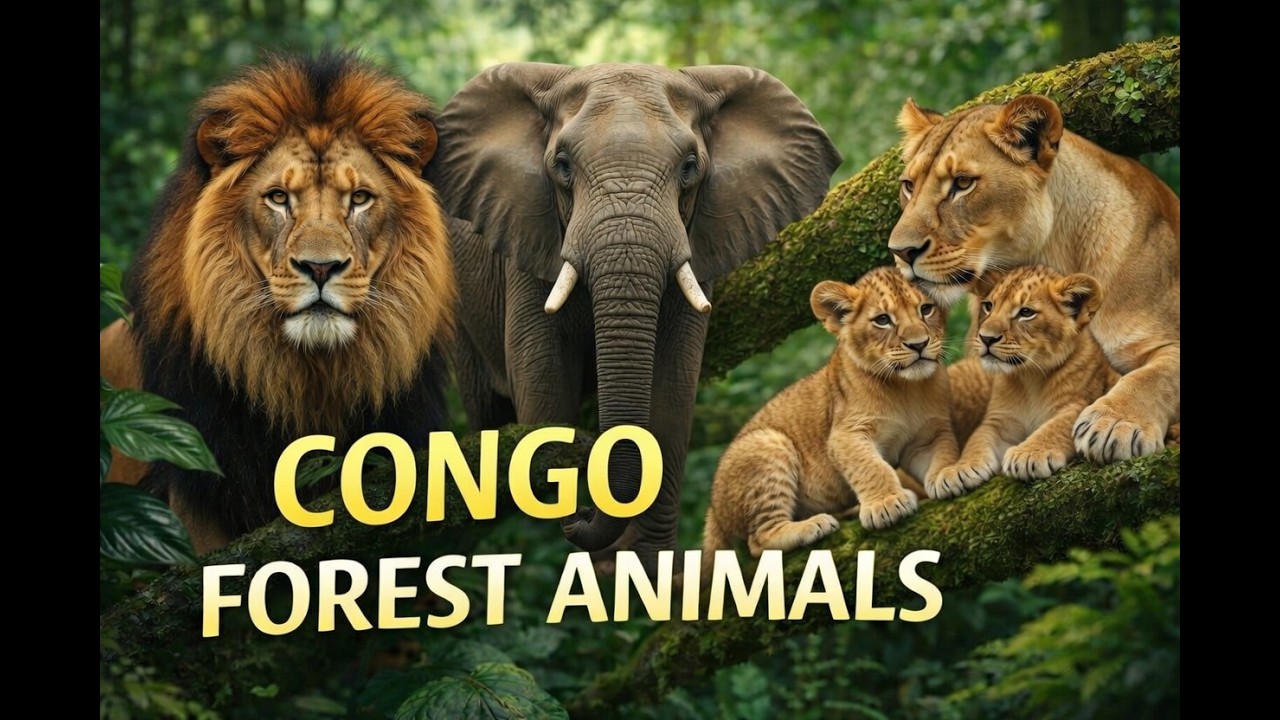 Congo Rainforest – The Lungs of Africa | Wildlife & Nature  | Relaxing Forest Sounds | Stress Relief
