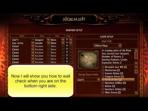 How to Wall Check in BFME 1