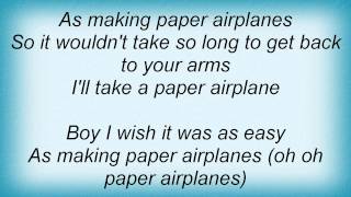 Jojo - Paper Airplanes Lyrics